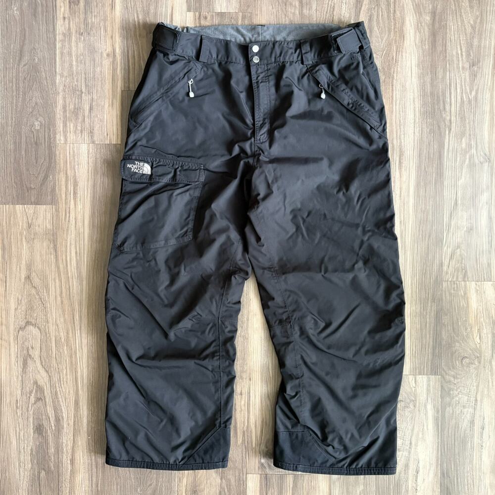 The North Face Snow Pants Men's Size 2XL Hyvent Black Ski Snowboard Outdoor